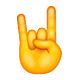 🤘 Emoji Saudação Do Rock na WhatsApp 2.19.7.