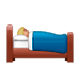 🛌🏼 Emoji im Bett liegende Person: mittelhelle Hautfarbe WhatsApp 2.19.7.