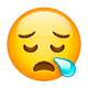 Emoji 😪 Faccina Assonnata su WhatsApp 2.19.7.