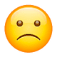 Emoji 🙁 Faccina Leggermente Imbronciata su WhatsApp 2.19.7.