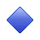 Emoji 🔹 Rombo Blu Piccolo su WhatsApp 2.19.7.
