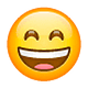 😄 Emoji grinsendes Gesicht mit lachenden Augen WhatsApp 2.19.7.