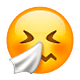 Emoji 🤧 Faccina Che Starnutisce su WhatsApp 2.19.7.