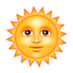 🌞 Emoji Sol Con Cara en WhatsApp 2.19.7.