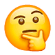 Emoji 🤔 Faccina Concentrata su WhatsApp 2.19.7.