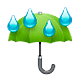☔ Emoji Paraguas Con Gotas De Lluvia en WhatsApp 2.19.7.
