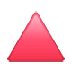 Emoji 🔺 Triangolo Rosso Con Punta Verso L’alto su WhatsApp 2.19.7.