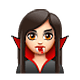 Emoji 🧛🏻 Vampiro: Carnagione Chiara su WhatsApp 2.19.7.
