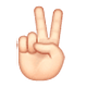 Emoji ✌🏻 Vittoria: Carnagione Chiara su WhatsApp 2.19.7.