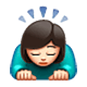 Emoji 🙇🏻‍♀️ Donna Che Fa Inchino Profondo: Carnagione Chiara su WhatsApp 2.19.7.