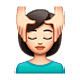 💆🏻‍♀️ Emoji Mujer Recibiendo Masaje: Tono De Piel Claro en WhatsApp 2.19.7.