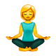 Emoji 🧘‍♀️ Donna In Posizione Del Loto su WhatsApp 2.19.7.