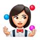 Emoji 🤹🏻‍♀️ Giocoliere Donna: Carnagione Chiara su WhatsApp 2.19.7.