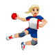 🤾🏼‍♀️ Emoji Mujer Jugando Al Balonmano: Tono De Piel Claro Medio en WhatsApp 2.19.7.
