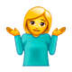 🤷‍♀️ Emoji Mulher Dando De Ombros na WhatsApp 2.19.7.