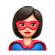 Emoji 🦸🏻‍♀️ Supereroina: Carnagione Chiara su WhatsApp 2.19.7.