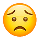 Emoji 😟 Faccina Preoccupata su WhatsApp 2.19.7.