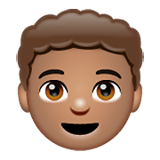 Emoji 👦🏽 Bambino: Carnagione Olivastra su WhatsApp 2.20.198.15.