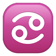 Emoji ♋ Segno Zodiacale Del Cancro su WhatsApp 2.20.198.15.