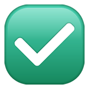 ✅ Emoji Botón De Marca De Verificación en WhatsApp 2.20.198.15.