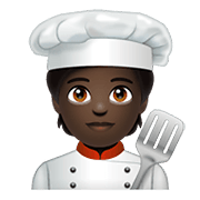 🧑🏿‍🍳 Emoji Cocinero: Tono De Piel Oscuro en WhatsApp 2.20.198.15.