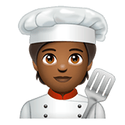 🧑🏾‍🍳 Emoji Cocinero: Tono De Piel Oscuro Medio en WhatsApp 2.20.198.15.