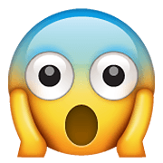 Emoji 😱 Faccina Terrorizzata su WhatsApp 2.20.198.15.
