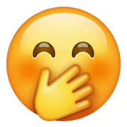 🤭 Emoji verlegen kicherndes Gesicht WhatsApp 2.20.198.15.