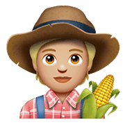 🧑🏼‍🌾 Emoji Agricultor: Tono De Piel Claro Medio en WhatsApp 2.20.198.15.