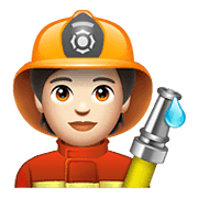 🧑🏻‍🚒 Emoji Feuerwehrmann/-frau: helle Hautfarbe WhatsApp 2.20.198.15.