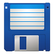 Emoji 💾 Floppy Disc su WhatsApp 2.20.198.15.