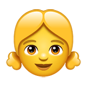 Emoji 👧 Bambina su WhatsApp 2.20.198.15.