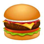Émoji 🍔 Hamburger sur WhatsApp 2.20.198.15.