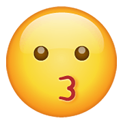 Emoji 😗 Faccina Che Bacia su WhatsApp 2.20.198.15.