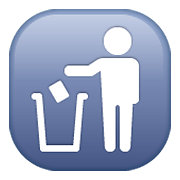 Emoji 🚮 Simbolo Per La Raccolta Dei Rifiuti su WhatsApp 2.20.198.15.