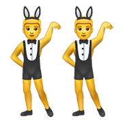 👯‍♂️ Emoji Hombres Con Orejas De Conejo en WhatsApp 2.20.198.15.