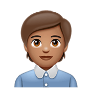 Emoji 🧑🏽‍💼 Persona Che Fa Un Lavoro D’ufficio: Carnagione Olivastra su WhatsApp 2.20.198.15.