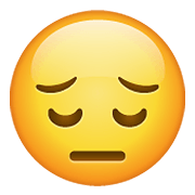 Emoji 😔 Faccina Pensierosa su WhatsApp 2.20.198.15.