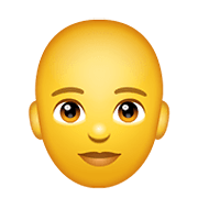 🧑‍🦲 Emoji Erwachsener: Glatze WhatsApp 2.20.198.15.
