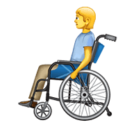 🧑‍🦽 Emoji Persona en silla de ruedas manual en WhatsApp 2.20.198.15.