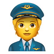Émoji 🧑‍✈️ Pilote sur WhatsApp 2.20.198.15.