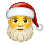 Émoji 🎅 Père Noël sur WhatsApp 2.20.198.15.