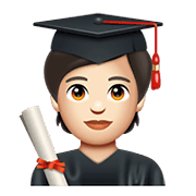 Emoji 🧑🏻‍🎓 Studente: Carnagione Chiara su WhatsApp 2.20.198.15.