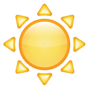 Emoji ☀️ Sole su WhatsApp 2.20.198.15.