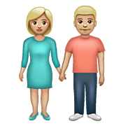 👫🏼 Emoji Mujer Y Hombre De La Mano: Tono De Piel Claro Medio en WhatsApp 2.20.198.15.