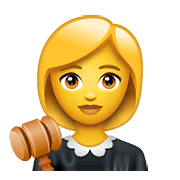 Emoji 👩‍⚖️ Giudice Donna su WhatsApp 2.20.198.15.