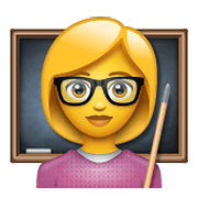 👩‍🏫 Emoji Profesora en WhatsApp 2.20.198.15.