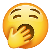 Emoji 🥱 Faccina Che Sbadiglia su WhatsApp 2.20.198.15.