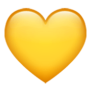 💛 Emoji Corazón Amarillo en WhatsApp 2.20.198.15.