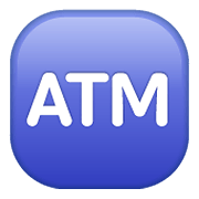 Emoji 🏧 Simbolo Dello Sportello Bancomat su WhatsApp 2.20.206.24.